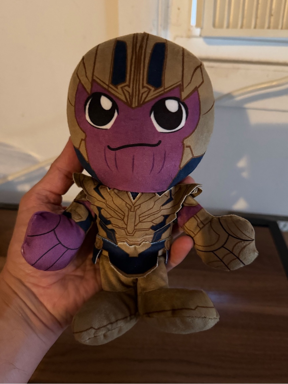 Bleacher Creatures Marvel Thanos 8" Kuricha Sitting Plush,